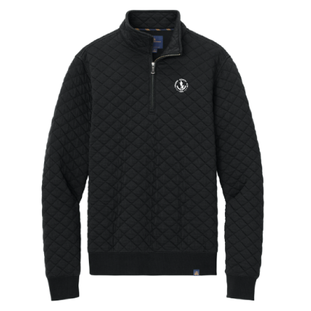 BROOKS BROTHERS Diamond Quilt 1/4-Zip PULLOVER
