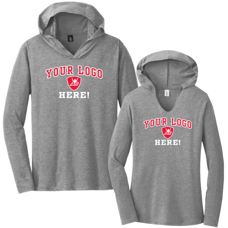 Tri-Blend Long Sleeve HOODED Tee