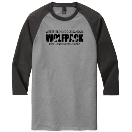 Tri-Blend 3/4 Sleeve BASEBALL Tee