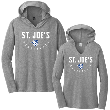 Tri-Blend Long Sleeve HOODED Tee