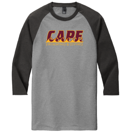 Tri-Blend 3/4 Sleeve BASEBALL Tee