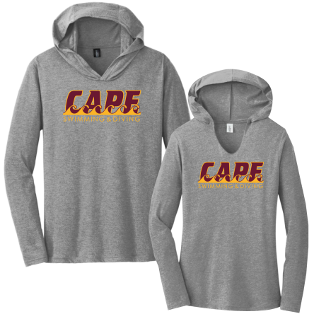 Tri-Blend Long Sleeve HOODED Tee