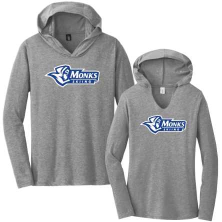 Tri-Blend Long Sleeve HOODED Tee