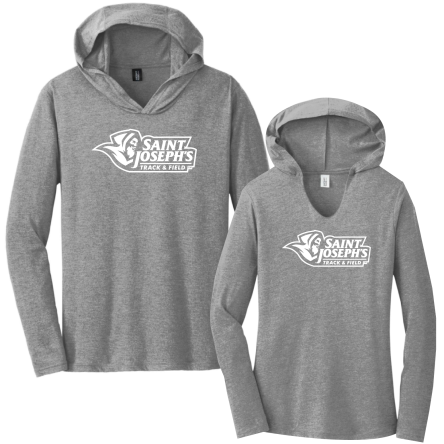 Tri-Blend Long Sleeve HOODED Tee