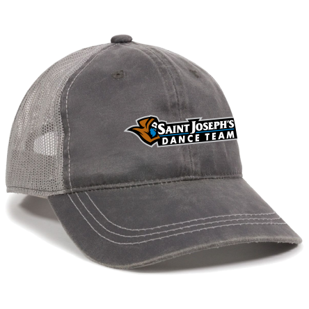 CHARCOAL/GREY Weathered Trucker Cap