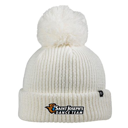 Ivory Pom Beanie