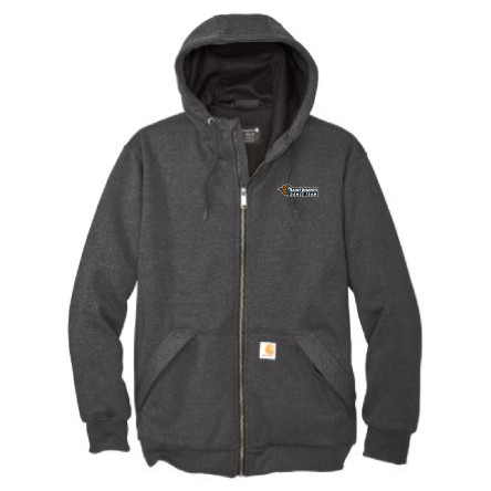 CARHARTT® Midweight Thermal-Lined Carbon Full-Zip SWEATSHIRT