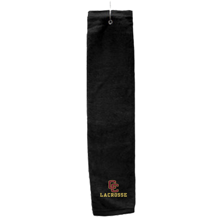 BLACK Deluxe Golf Towel with Hook