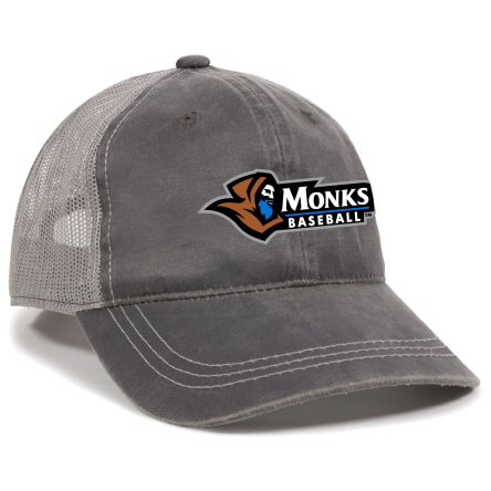 CHARCOAL/GREY Weathered Trucker Cap