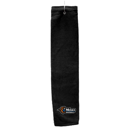 BLACK Deluxe Golf Towel with Hook
