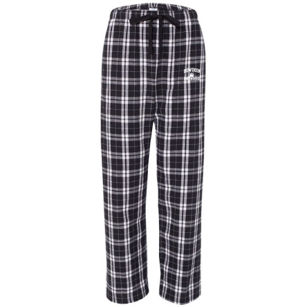 Black and White Flannel Pant