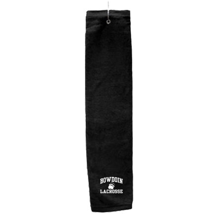 BLACK Deluxe Golf Towel with Hook