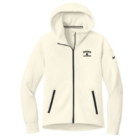 NIKE WOMEN&#039;S Tech Fleece Full-Zip Ivory HOODIE