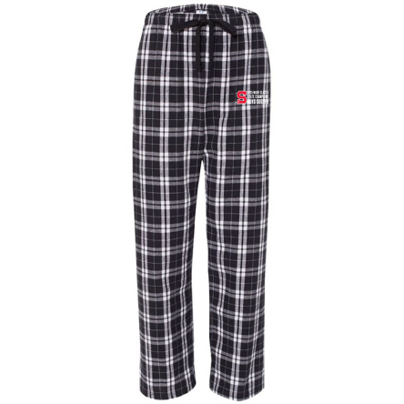 Black and White Flannel Pant