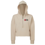 Women’s Alice CROPPED 1/2 ZIP HOODED SWEATSHIRT