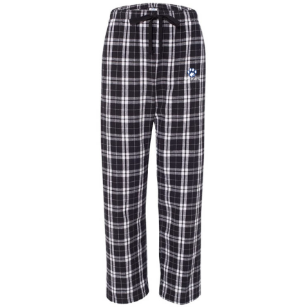 Black and White Flannel Pant