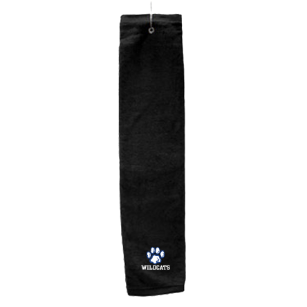BLACK Deluxe Golf Towel with Hook