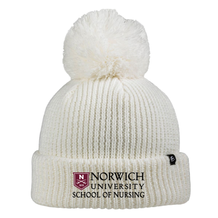Ivory Pom Beanie