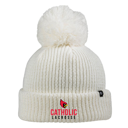 Ivory Pom Beanie