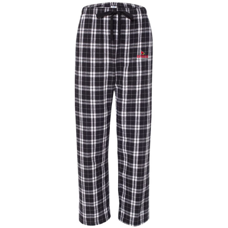 Black and White Flannel Pant