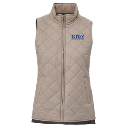 Women's Vintage DIAMOND Quilted VEST