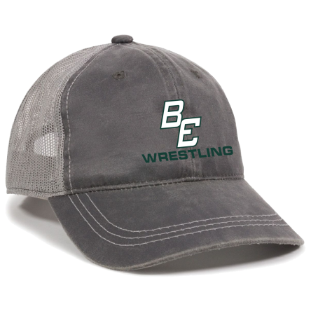 CHARCOAL/GREY Weathered Trucker Cap