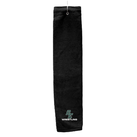 BLACK Deluxe Golf Towel with Hook