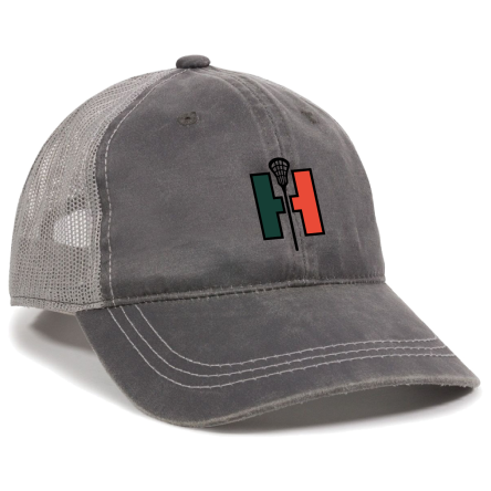 CHARCOAL/GREY Weathered Trucker Cap