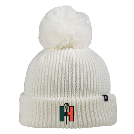 Ivory Pom Beanie