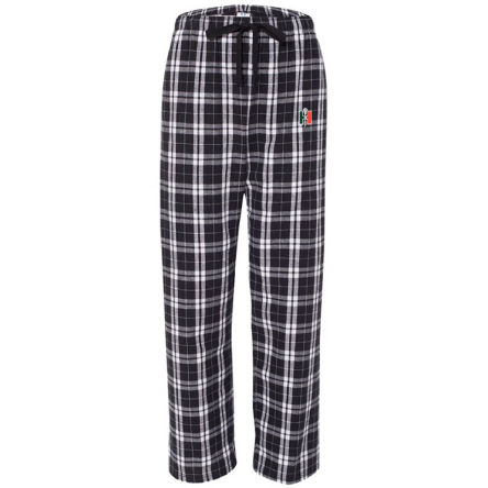 Black and White Flannel Pant