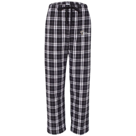 Black and White Flannel Pant