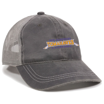 CHARCOAL/GREY Weathered Trucker Cap