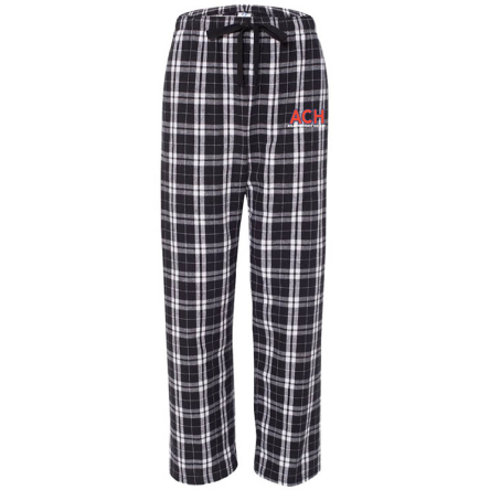 Black and White Flannel Pant