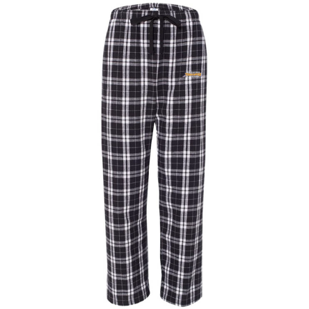 Black and White Flannel Pant
