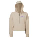 Women’s Alice CROPPED 1/2 ZIP HOODED SWEATSHIRT