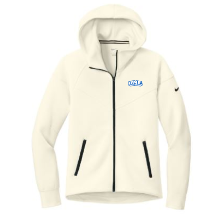 NIKE WOMEN&#039;S Tech Fleece Full-Zip Ivory HOODIE