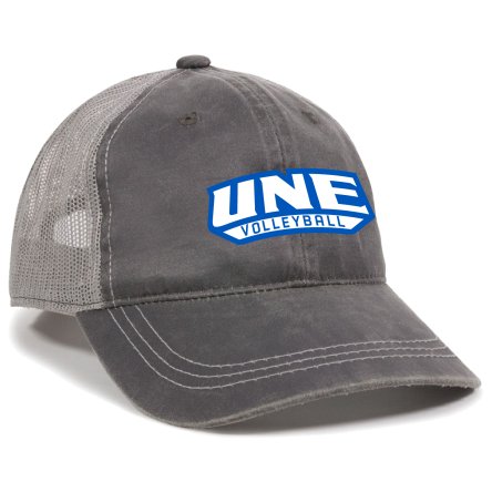 CHARCOAL/GREY Weathered Trucker Cap