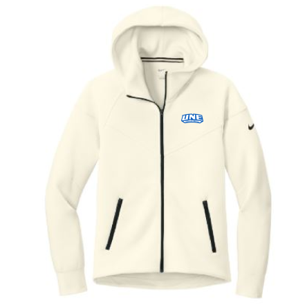 NIKE WOMEN&#039;S Tech Fleece Full-Zip Ivory HOODIE