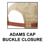 ADAMS Garment Washed COTTON Twill Cap