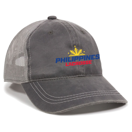 CHARCOAL/GREY Weathered Trucker Cap