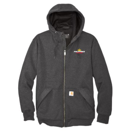 CARHARTT® Midweight Thermal-Lined Carbon Full-Zip SWEATSHIRT