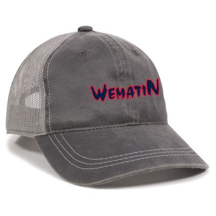 CHARCOAL/GREY Weathered Trucker Cap