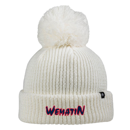 Ivory Pom Beanie