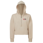 Women’s Alice CROPPED 1/2 ZIP HOODED SWEATSHIRT