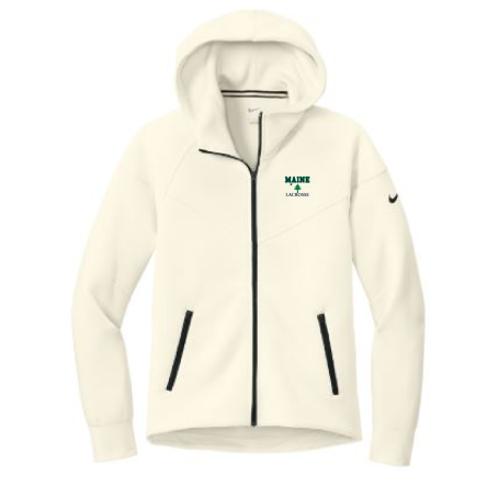 NIKE WOMEN&#039;S Tech Fleece Full-Zip Ivory HOODIE