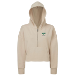 Women’s Alice CROPPED 1/2 ZIP HOODED SWEATSHIRT