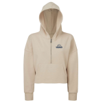Women’s Alice CROPPED 1/2 ZIP HOODED SWEATSHIRT