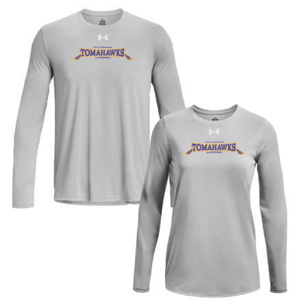 Under Armour Mod Grey LONG Sleeve TECH Tee