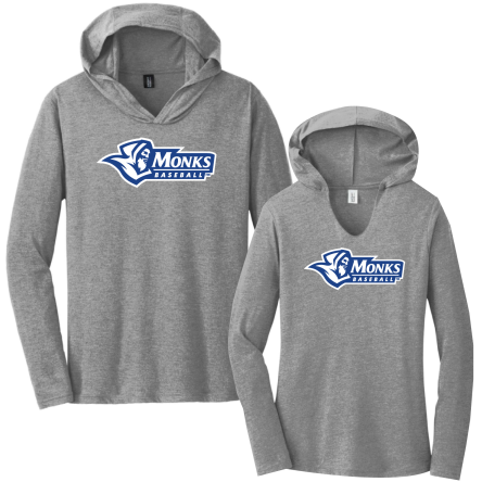 Tri-Blend Long Sleeve HOODED Tee