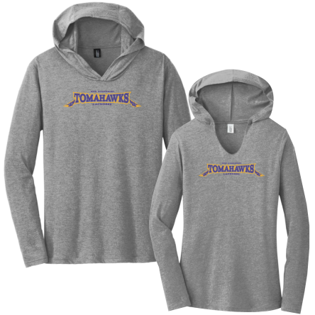 Tri-Blend Long Sleeve HOODED Tee